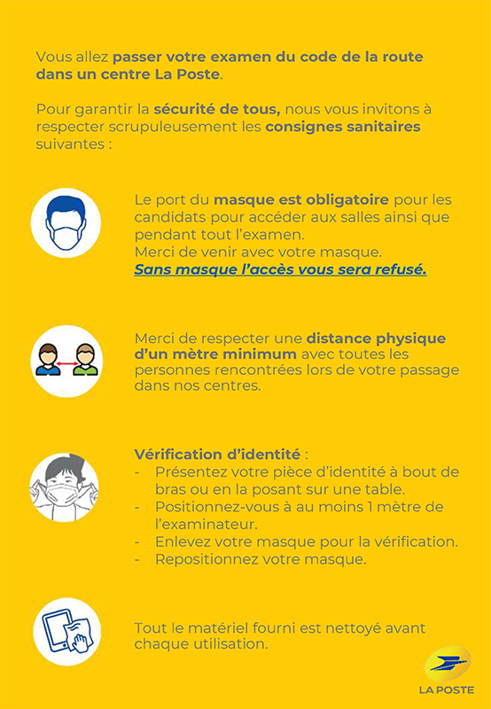 Consignes sanitaires ETG