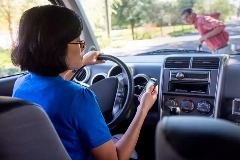 Un accident sur dix lié à l'utilisation d'un téléphone