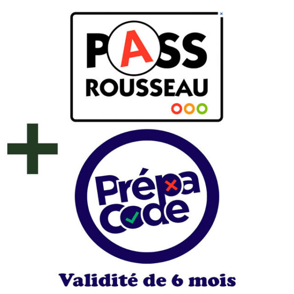 Pass Rousseau + PrepaCode valide 6 mois