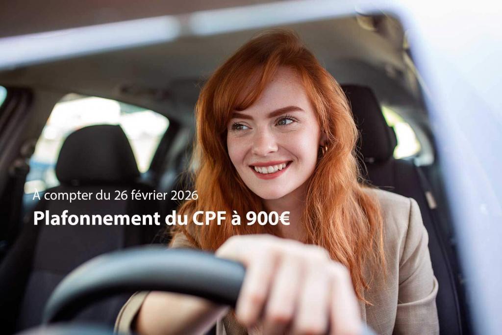 CPF : le décret plafonnant le financement du permis de conduire à 900 € publié au Journal Officiel en février 2026